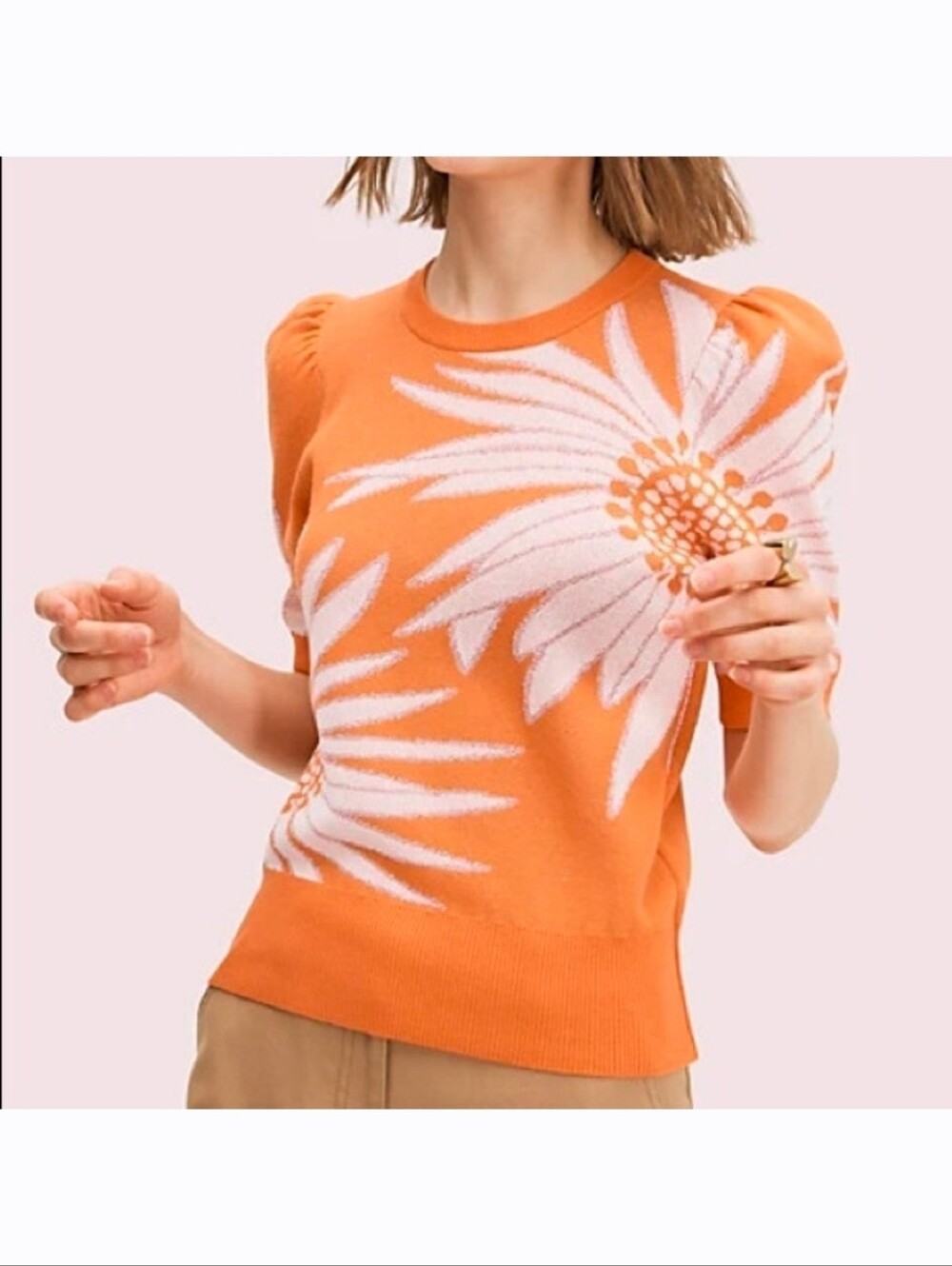 Kate Spade Falling Flower Top. Size S